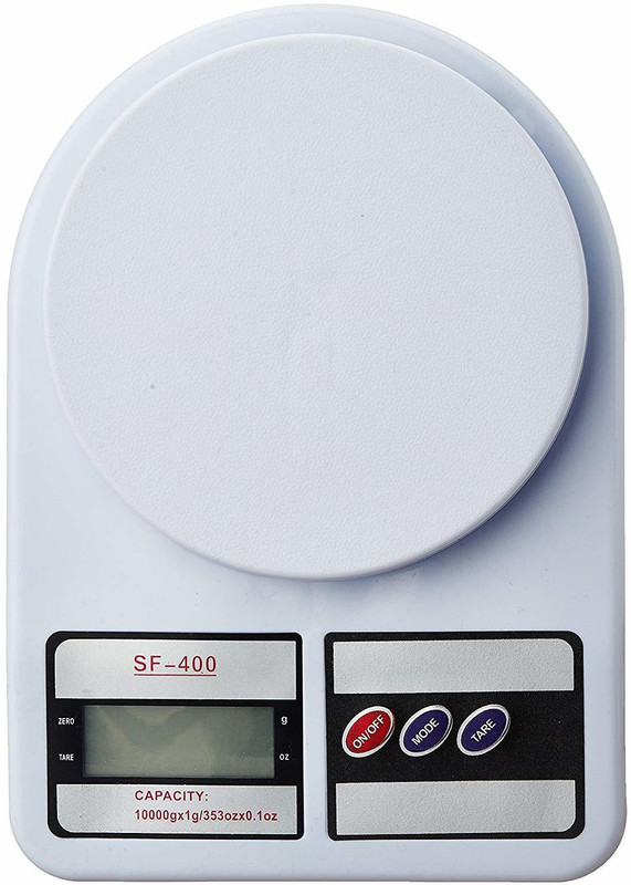 skinplus Electronic Kitchen Digital Weighing Scale, Multipurpose (White, 10 Kg) Weighing Scale(White)