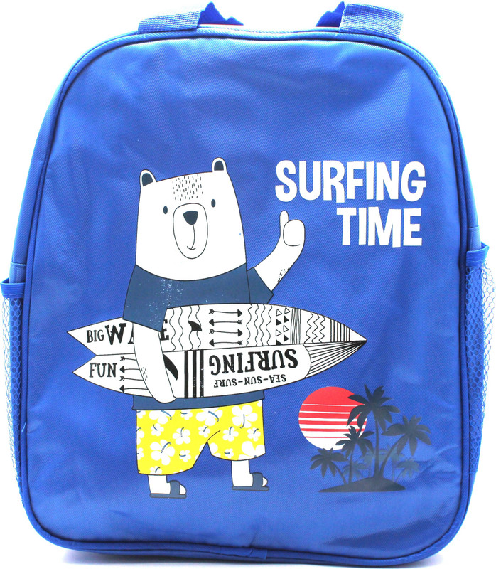 jumbura BEAR DESIGN HIGH QUALITY BACKPACK FOR KIDS/GIRLS AND BOYS/3 in 1 HAND BAG/SLING BAG/BACKPACK Waterproof Backpack(Blue, 10 L)