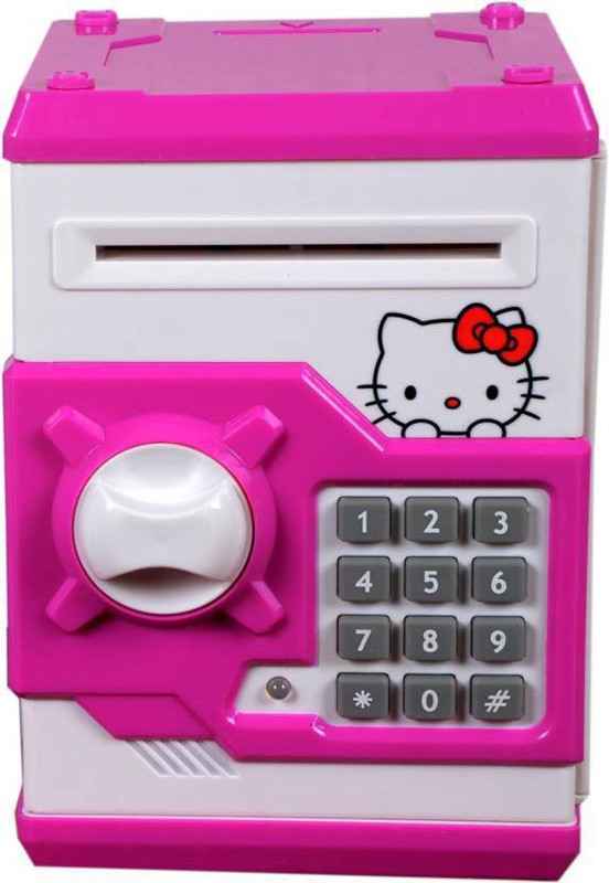 kenzai Battery Operated ATM Coin Bank Coin Bank (Multicolor)(Multicolor)