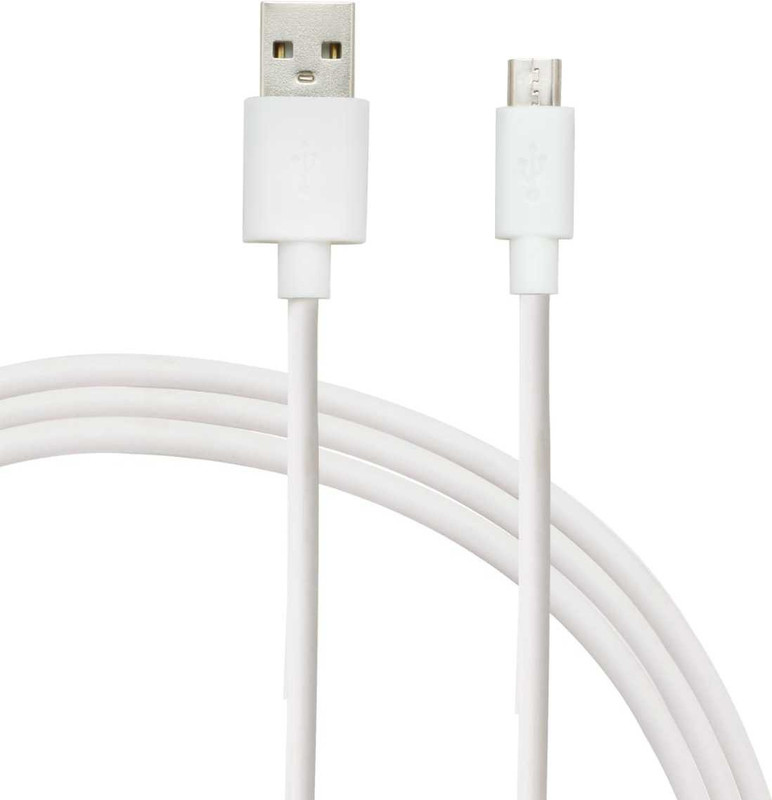 smaash the power Fast Charging Micro USB Data Cable compatible for All smartphone White Color 1 m Micro USB Cable(Compatible with All Smartphone, Mobile, Tablet, Laptop, White, Sync and Charge Cable)