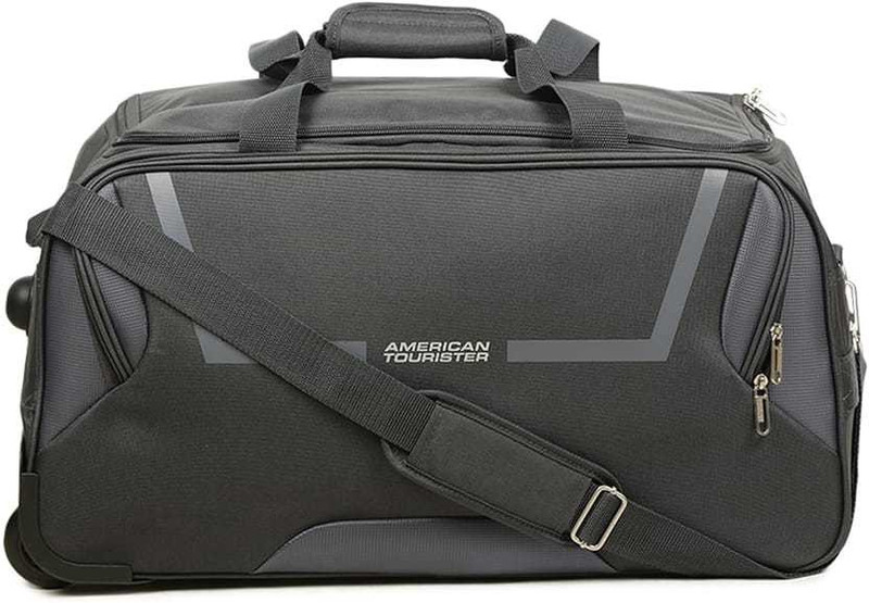 American Tourister COSMO WHEEL DUFFLE 57 CM-GREY Duffel Strolley Bag(Grey) American Tourister COSMO WHEEL DUFFLE 57 CM-GREY Duffel Strolley Bag(Grey)