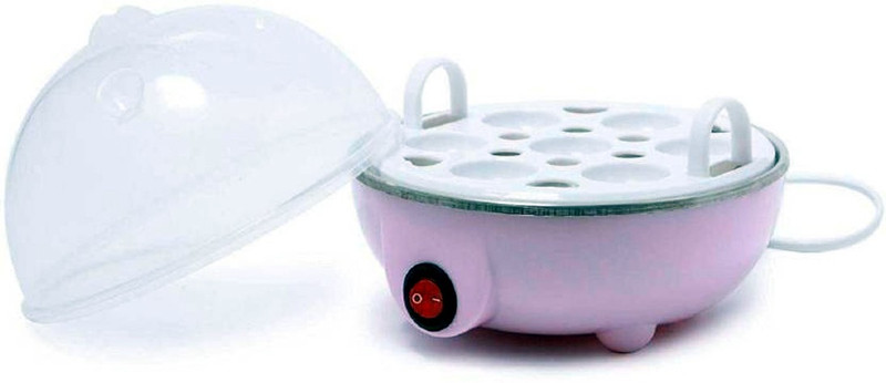 akhi Electronic egg boiler Electric Boiler Steamer Poacher EBGM Egg Cooker(7 Eggs) 1246 Egg Cooker(Purple, 7 Eggs)
