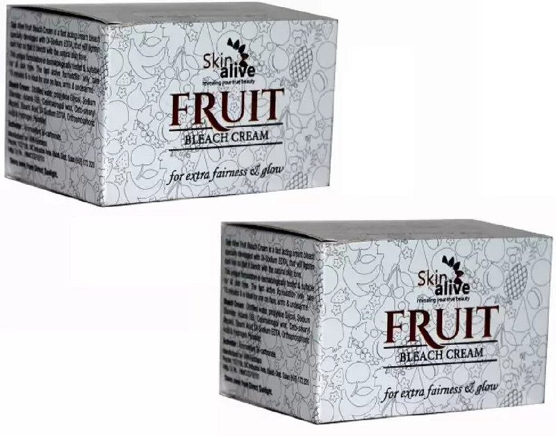 skin alive Fruit Bleach for Whitening Face(150 ml)
