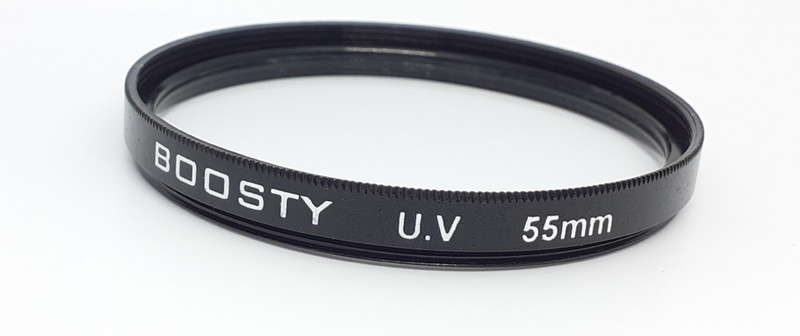 BOOSTY BRANDED 55MM SAFTEY CLEAR UV LENS FILTER UV Filter(55 mm)