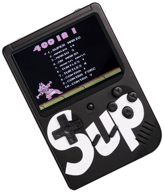 Alafi Best Buy SUP 400 in 1 Retro Game Box Console Handheld Classical Video Game s2 with 8 GB with Mario/Super Mario/DR Mario/Contra/Turtles With 400 Games NA GB with Mario, Super Mario, DR Mario, Contra, Turtles, and other 400 Games(Multicolor)