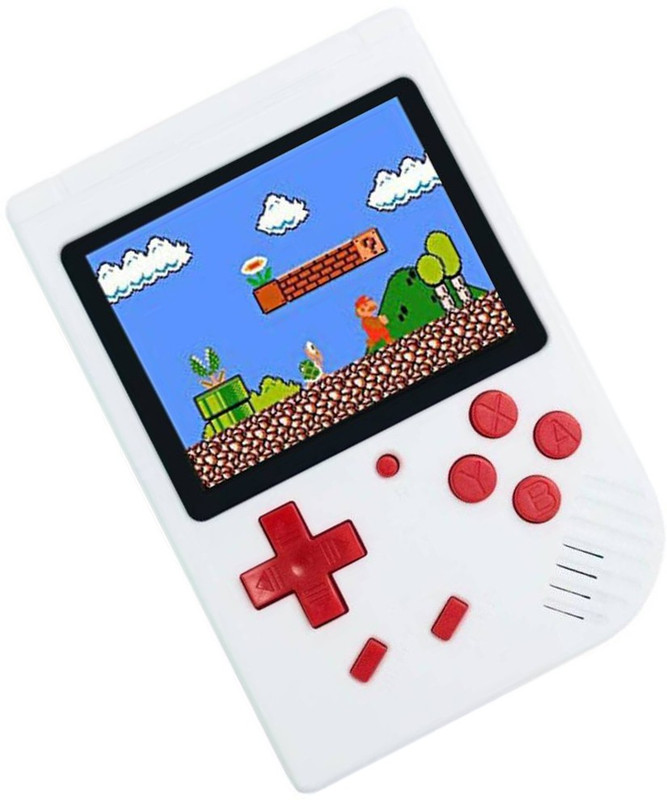 Alafi Best 400 in 1 Retro Game Box Console Handheld Game PAD box a9 with Mario/Super Mario/DR Mario/Contra/Turtles and other 400 Games NA GB withMario, Super Mario, DR Mario, Contra, Turtles, and other 400 Games(White)