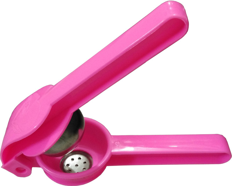 bluedollar Lemon Squeezer Plastic and stainless steel WATI unbreakable Bright Attractive Color Hand Juicer (pack of 1) Plastic, Stainless Steel Hand Juicer(Pink, Blue, Multicolor Pack of 1)
