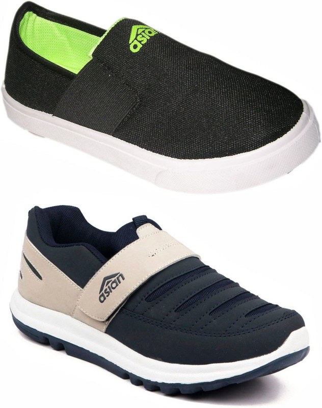 Buy Asian Boys Slip on Running Shoes Multicolor Online at