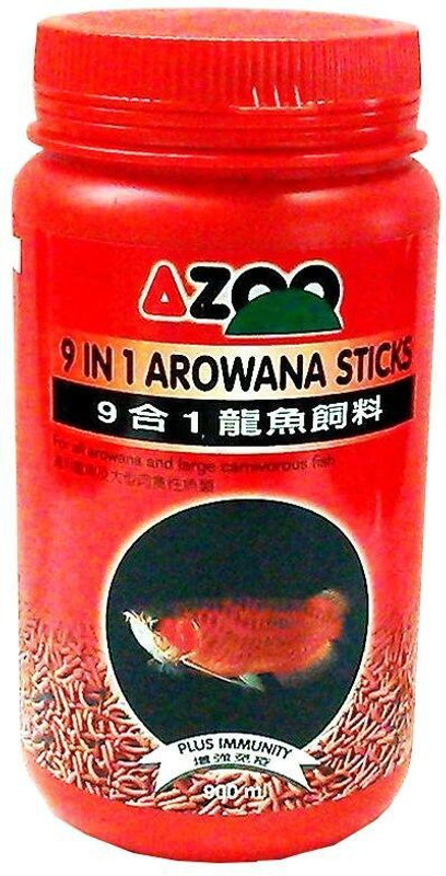 azoo 9 in 1 Arowana Stick 900 ml Dry Fish Food