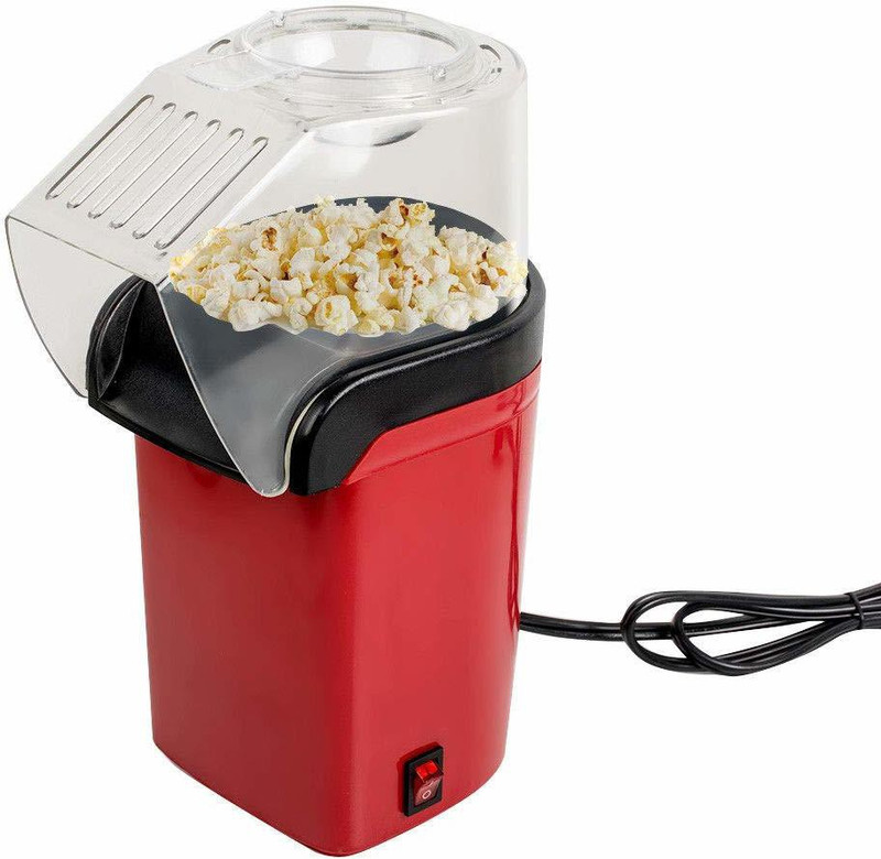 Sadvidhya Oil Free Easy & Quick Tasty Snack Maker at Home Healthy and Nutritious Kids Friendly Popcorn Maker PM1 250 g Popcorn Maker(Red) Sadvidhya Oil Free Easy & Quick Tasty Snack Maker at Home Healthy and Nutritious Kids Friendly Popcorn Maker PM1 250 g Popcorn Maker(Red)