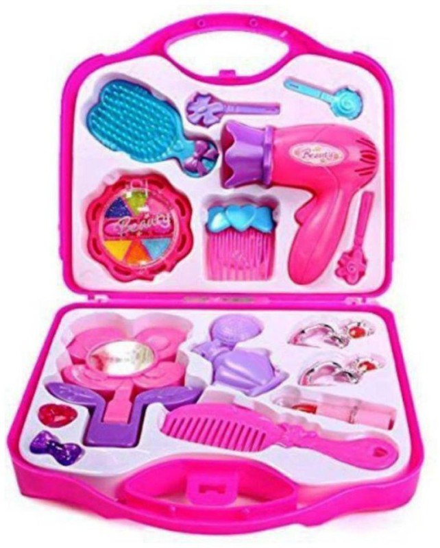 Buy myra toys Make up Toy Pretend Play Girls Toys Set, Makeup Toy with  Mirror Hairdryer and Styling Accessories Pink for Kids Children Online at  desertcartEcuador