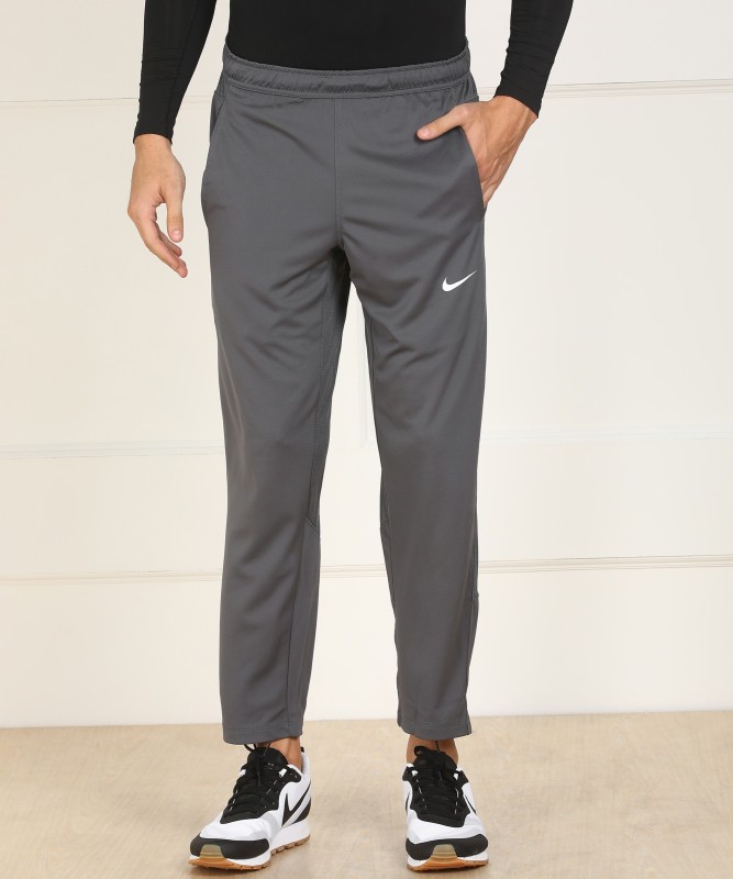 Nike Solid Men Grey Track Pants- Buy 