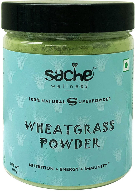 sache wellness Wheatgrass Powder for Immunity and Nutrition – 160g(160 g)