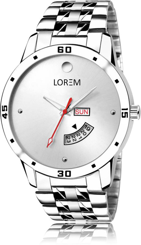 lafz SILVER DESIGNER METAL BELT WATCHES FOR MEN'S FANCY Designer SILVER METAL WATCHES Analog Watch  - For Men