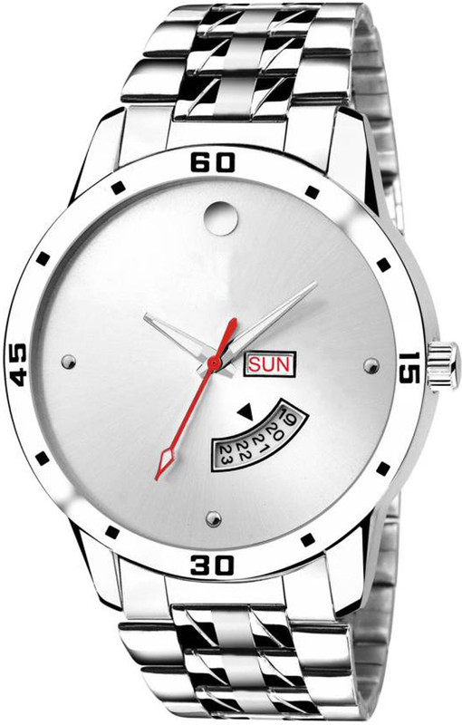 wulf1991 EGM-112 Silver and white Casual watch Analog Watch  - For Men & Women