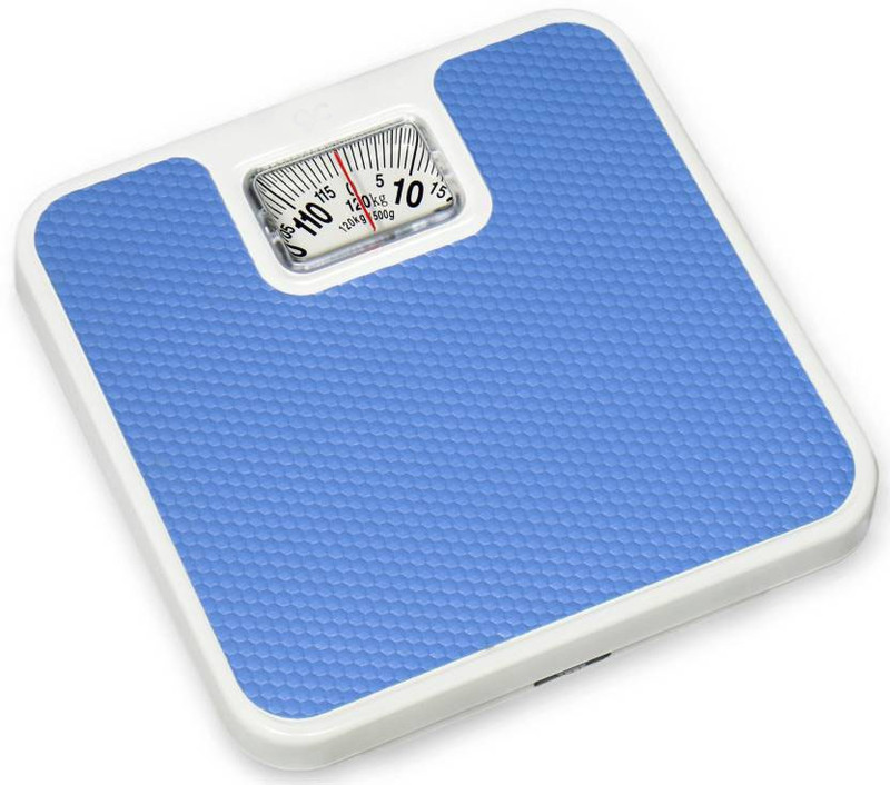 KETSAAL Large Surface Iron Analog Weighing Scale Weighing Scale(Light Blue)