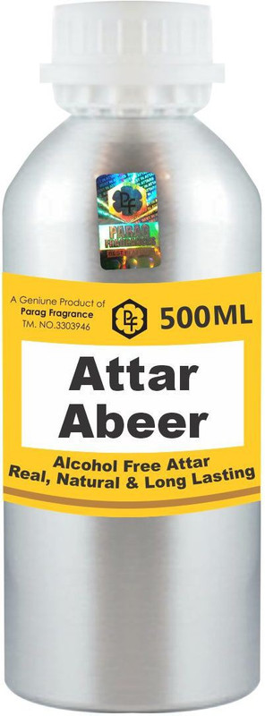 Parag Fragrances Abeer Attar 500ml (Long Lasting Attar For Men) Wholesale Pack Floral Attar(Amber)
