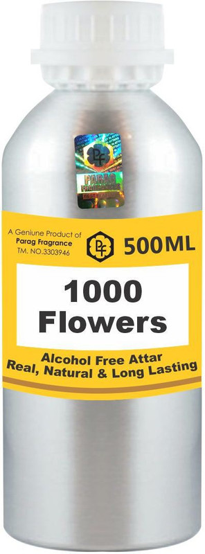 Parag Fragrances 1000 Flowers Attar 500ml (Long Lasting Attar For Men) Wholesale Pack Floral Attar(Phulwari)