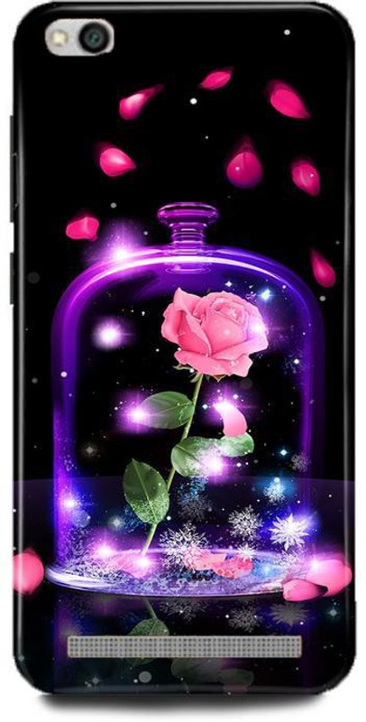 Bluvver Back Cover for Mi Redmi 5A(Beauty,Beast,Live,Red,Blue,Rose,Hard Case, Plastic)