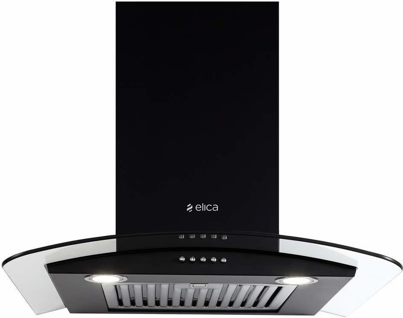 Elica GLACE SF ETB LTW 60 NERO PB LED Wall Mounted Chimney(Black 1000 CMH) Elica GLACE SF ETB LTW 60 NERO PB LED Wall Mounted Chimney(Black 1000 CMH)