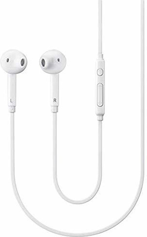 r4s4vk r4s4vksmsng s6 lead Wired Headset with Mic(White, In the Ear)