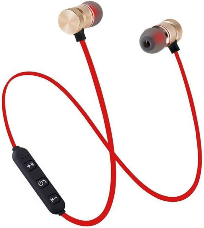 soundex M9 Sports Magnet Metal Bluetooth Headset V4.1 Stereo Waterproof Sweat-proof Running GYM Sport Earphones Smart Headphones(Wireless)