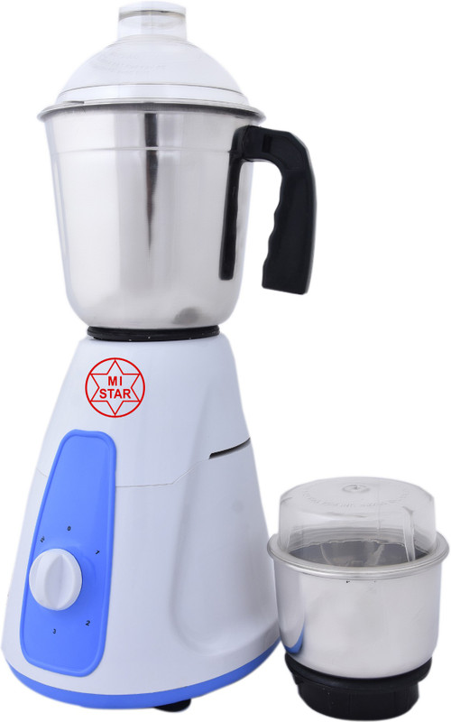 mi star mixer grinder juicer MG18H91 550 Mixer Grinder(Multicolor, 2 Jars)