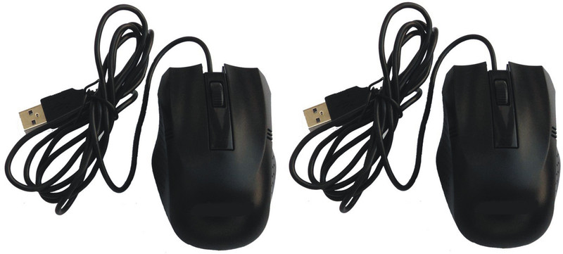 redrok USB MU-253S Wired Optical Mouse(USB 2.0, Black)