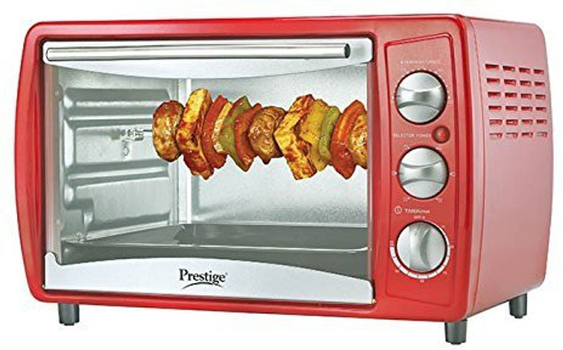 Prestige 19-Litre POTG 19- RED Oven Toaster Grill (OTG)