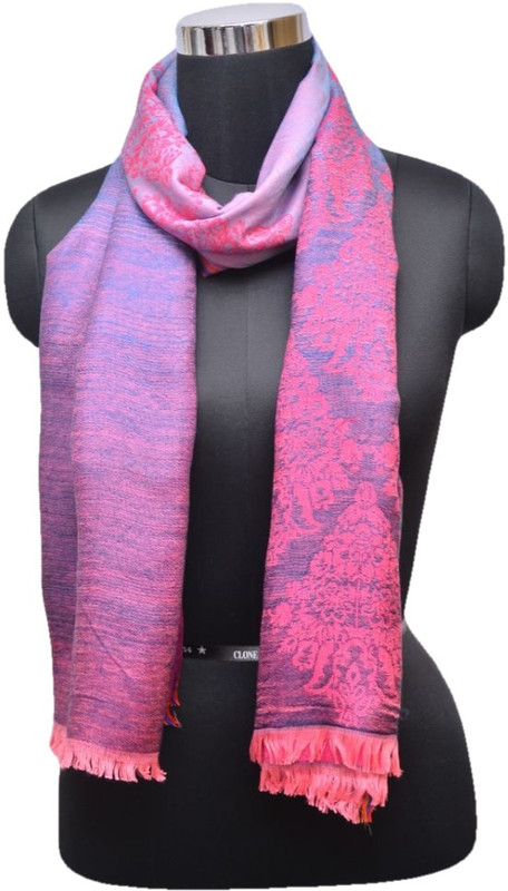 aahara Woven modal, wool Women Scarf
