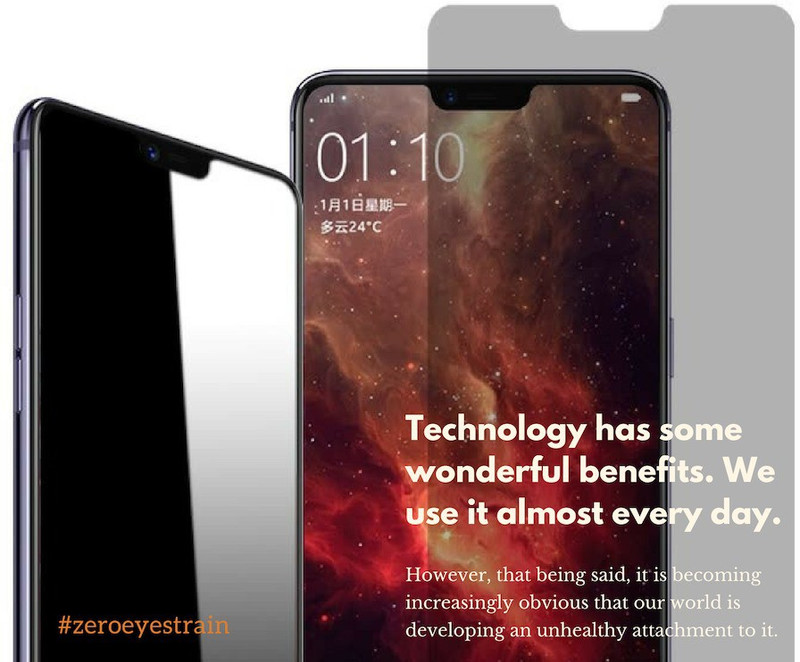 stillersafe Screen Guard for Zero Eye Strain Redmi Note 6 Pro Screen Protector(Pack of 1)