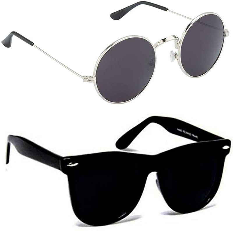 shadz Round, Wayfarer Sunglasses(For Boys & Girls)