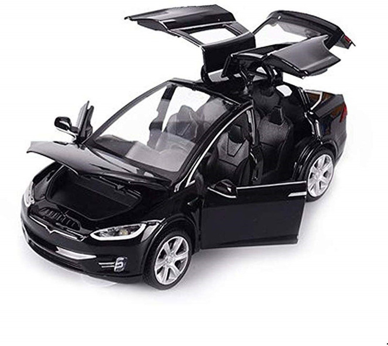 Baby Kids Alloy Diecast Car Models Tesla Model X 90 Car Model Black Black Buy Online In Solomon Islands At Desertcart 140022750