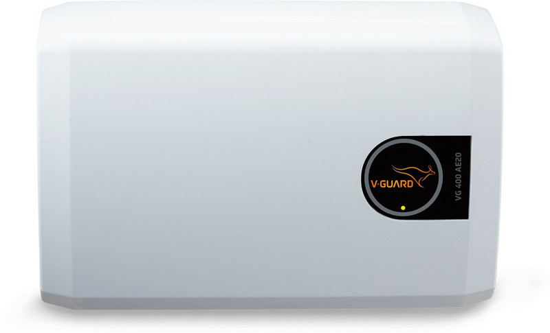V-Guard VG400 AE20 for 1.5 Ton AC (Working Range: 160V- 280V) Voltage Stabilizer(White)