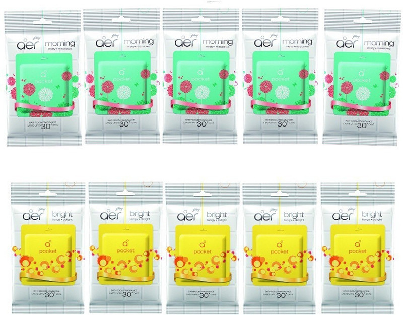 aer poket lemon/morning Gel (Pack of 10)(100 ml)