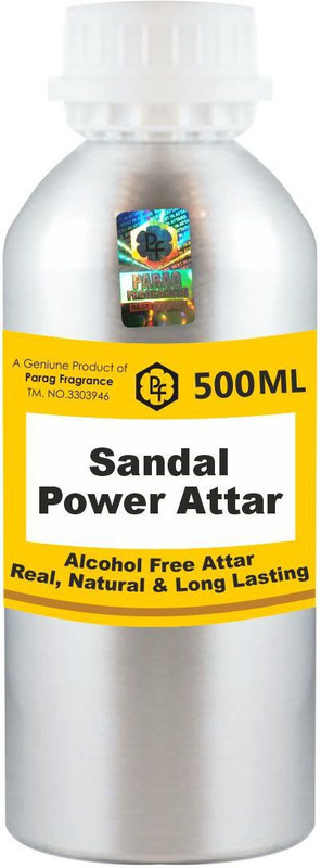 Parag Fragrances Sandal Power Attar Attar 500ml (Long Lasting Attar For Men) Wholesale Pack Floral Attar(Sandalwood)