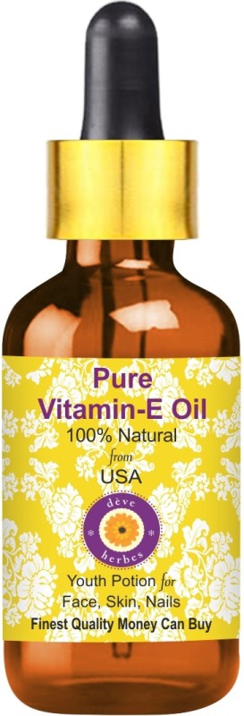 Deve es Pure  E Oil with Glass Dropper 100% Natural Therapeutic Grade(15 ml)