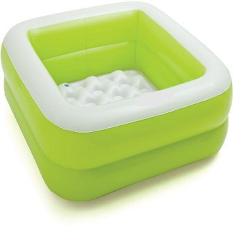 green baby bath tub