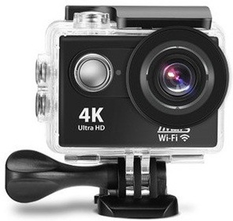 Wrapo 1080P action camera 140 Degree Wide Angle Lens Waterproof Camera Sports And Full HD 1080P LCD Camcorder Underwater 30m/98ft Waterproof Sports and Action Camera 18 Sports & Action Camera 18 Sports & Action Camera(Black)