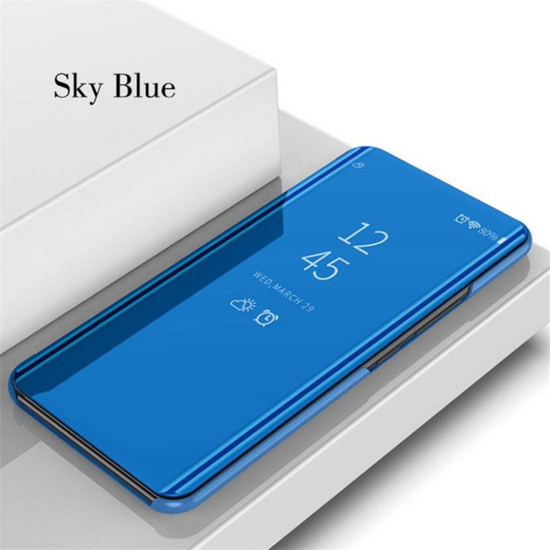 dthedollar Flip Cover for Mi Redmi Note 5(Blue, Cases with Holder)