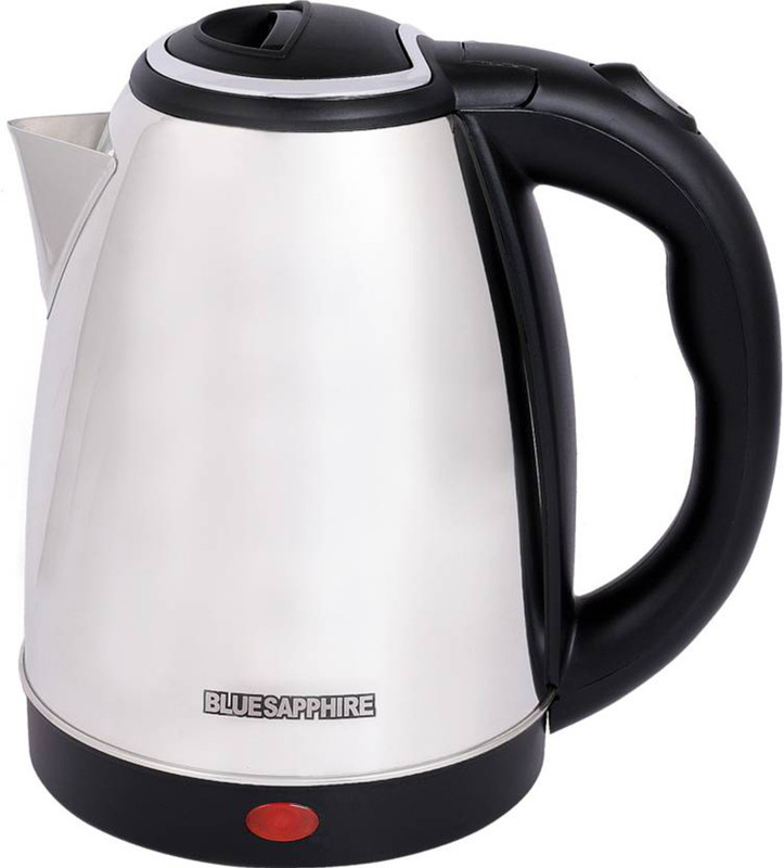 Blue Sapphire Stainless Steel Cordless Electric Kettle(1.8 L, Silver)