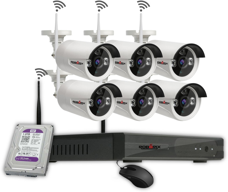 roborix 6BROB2M1TWFK Security Camera(1 TB, 8 Channel)