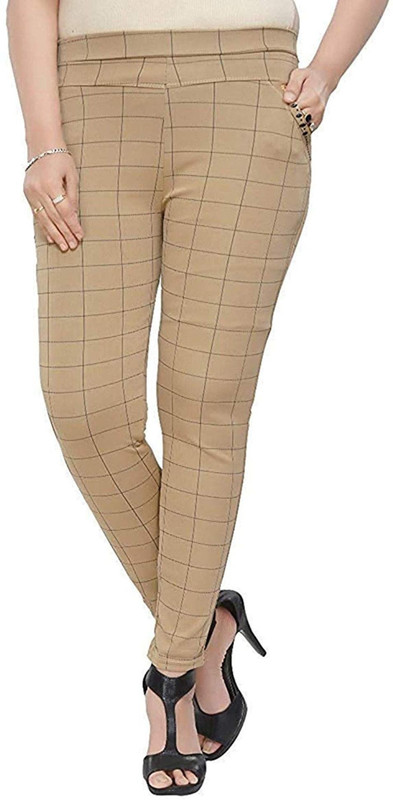 gs angle Beige Jegging(Checkered)