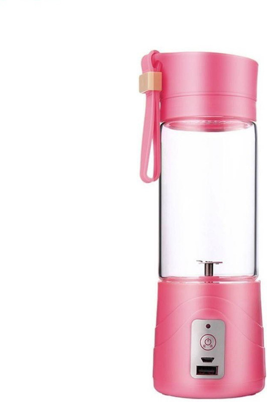 AK SCIENTIFIC Portable USB Rechargeable Blender 12 Juicer Mixer Grinder Juicer Mixer Grinder 12 Juicer(Pink, 1 Jar)