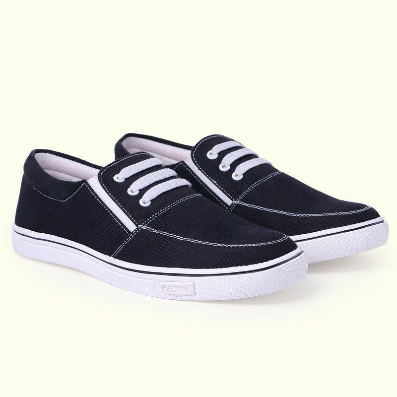 pery pao Canvas Shoes For Men(Black)