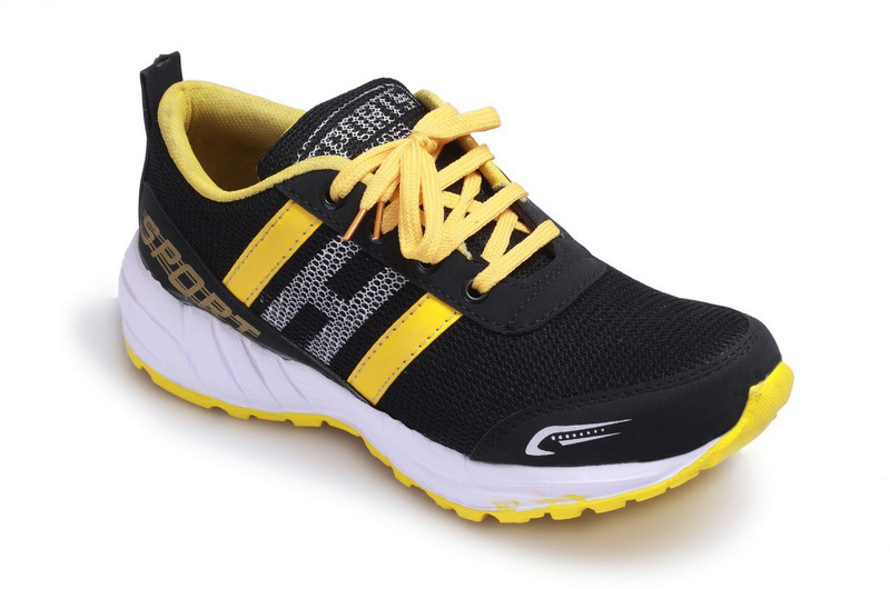 ultimate fashion uf26-6 Running Shoes For Men(Black, Yellow)