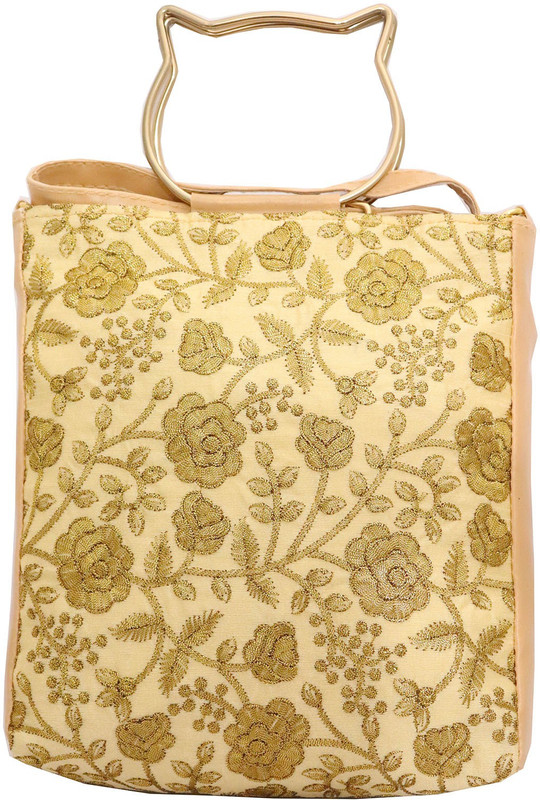 moveinfashion Gold Sling Bag