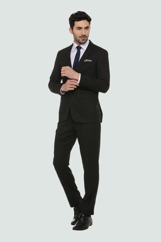 Buy Louis Philippe Two Piece Suite Checkered Men Suit Online at