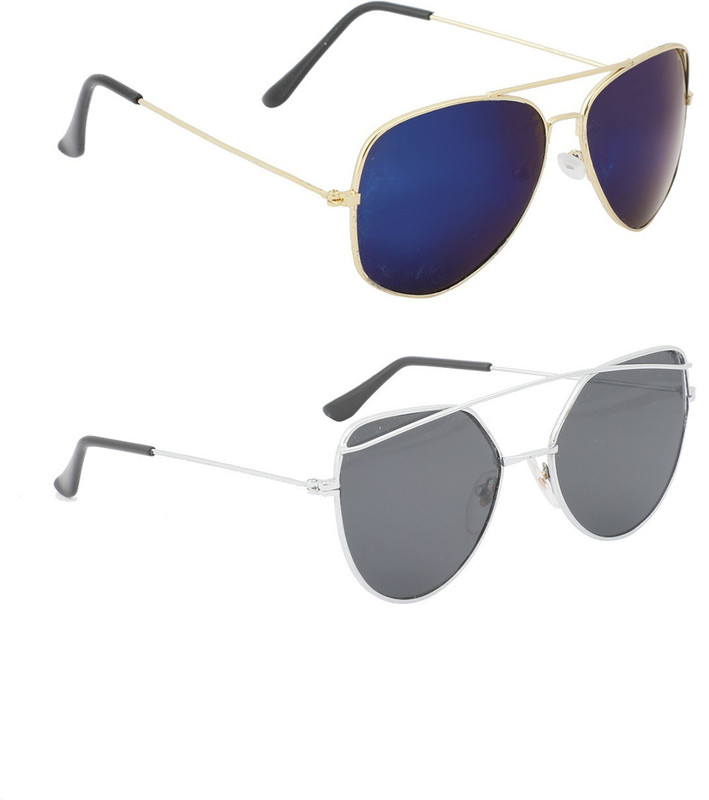 vars Aviator Sunglasses(Multicolor)