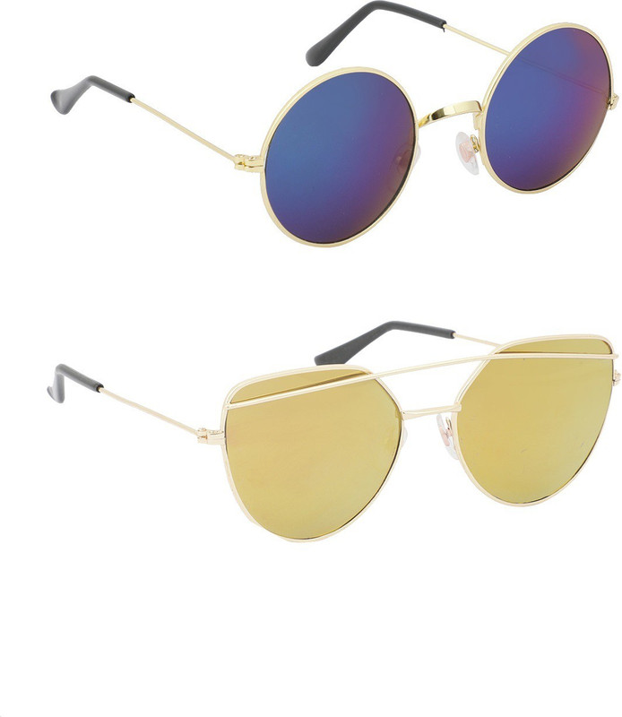 vars Aviator Sunglasses(Multicolor)